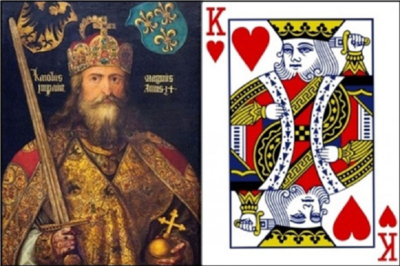 Ý nghĩa của quân K lạ hình ảnh của vua Charlemagne Charles